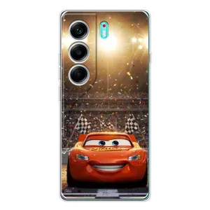 Чехол с принтом Маквин для TECNO Camon 40 (Молния Маквин стадион)
