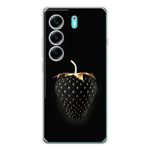 Чохол з зображенням смачної їжі для TECNO Camon 40 (Чорна полуниця)