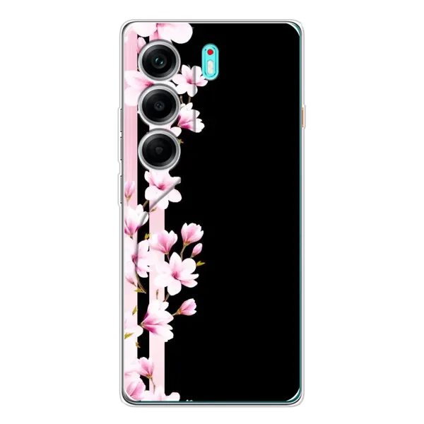 Чехол с рисунком «Цветочки» для TECNO Camon 40 Чехол с рисунком «Цветочки» для TECNO Camon 40