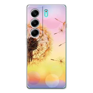 Силиконовый Чехол с одуванчиками на TECNO Camon 40 (Цветок-одуванчик)