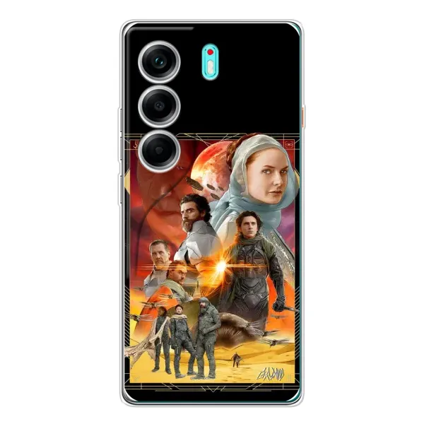 Чехол с рисунком «Д Ю Н А» для TECNO Camon 40