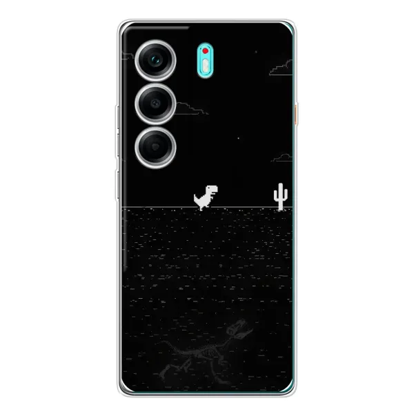 Чехол с рисунком «Динозаврик» для TECNO Camon 40