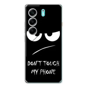 Чехол с прикольным текстом на TECNO Camon 40 (Dont)