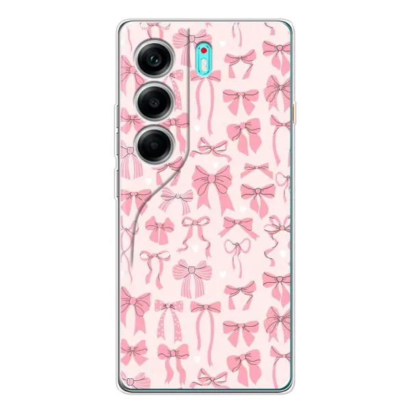 Чехол с рисунком «Фон бантики» для TECNO Camon 40 Чехол с рисунком «Фон бантики» для TECNO Camon 40