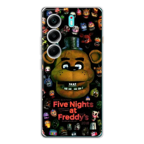 Чехол с рисунком «Freddy» для TECNO Camon 40