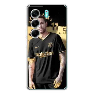 Силиконовый Чехол TECNO Camon 40 (Gold Neymar)