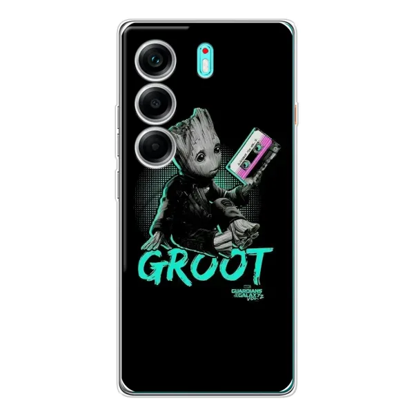 Чехол с рисунком «Groot» для TECNO Camon 40