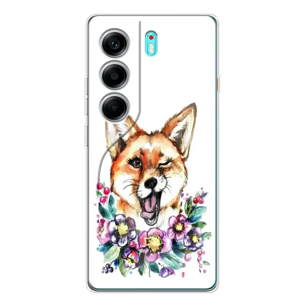 Чехол с рисунком «Хитрая лиса» для TECNO Camon 40 Чехол с рисунком «Хитрая лиса» для TECNO Camon 40