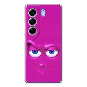 Силиконовые Чехлы (смешные стикеры) для TECNO Camon 40 (Хитрая мордочка)