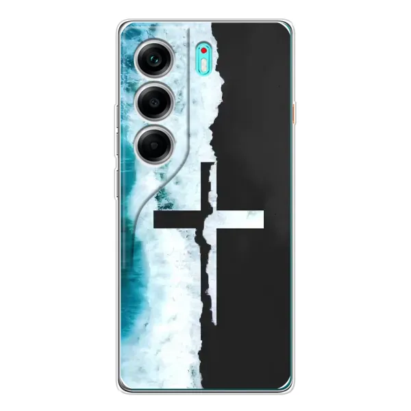 Чехол с рисунком «Хрест» для TECNO Camon 40 Чехол с рисунком «Хрест» для TECNO Camon 40