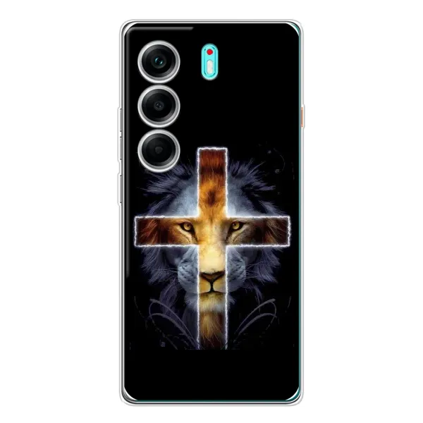 Чехол с рисунком «Иисус Лев» для TECNO Camon 40 Чехол с рисунком «Иисус Лев» для TECNO Camon 40