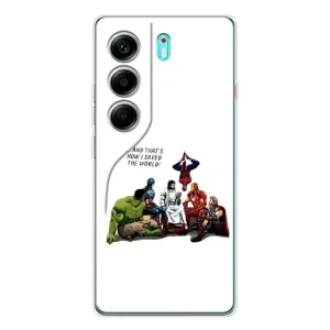 Чехлы для TECNO Camon 40 (Для Христиан) (Иисус супергерой)