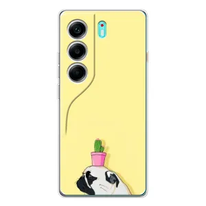Бампер для TECNO Camon 40 с картинкой "Песики"
