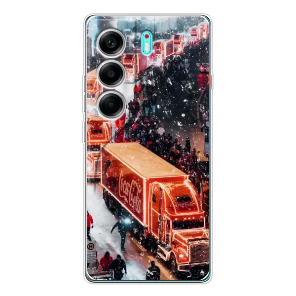 Чехол с рисунком «Кока Кола» для TECNO Camon 40