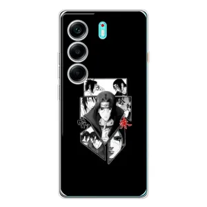 Чехлы с картинкой Итачи Учиха на TECNO Camon 40 (Коллаж Итачи)