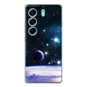 Чохол (ТПУ) з планетами на TECNO Camon 40 (Космічний вид)