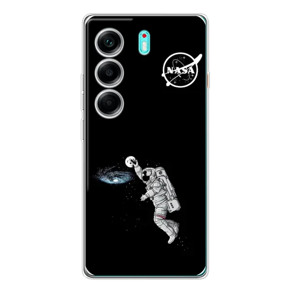 Чехол с рисунком «Космонавт баскетболист» для TECNO Camon 40 Чехол с рисунком «Космонавт баскетболист» для TECNO Camon 40
