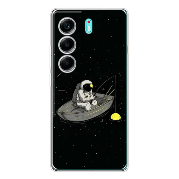 Чехол с рисунком «Космонавт на рыбалке» для TECNO Camon 40 Чехол с рисунком «Космонавт на рыбалке» для TECNO Camon 40