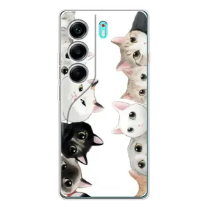 Силиконовый чехол с котиком для TECNO Camon 40