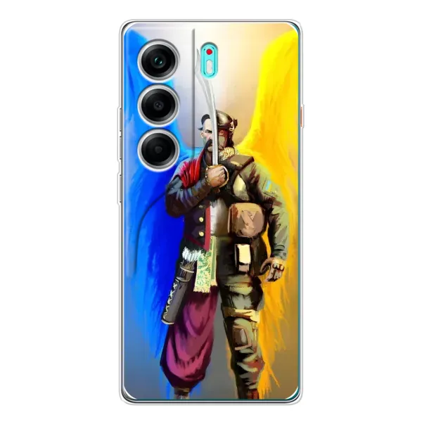 Чехол с рисунком «Козак с крыльями» для TECNO Camon 40 Чехол с рисунком «Козак с крыльями» для TECNO Camon 40