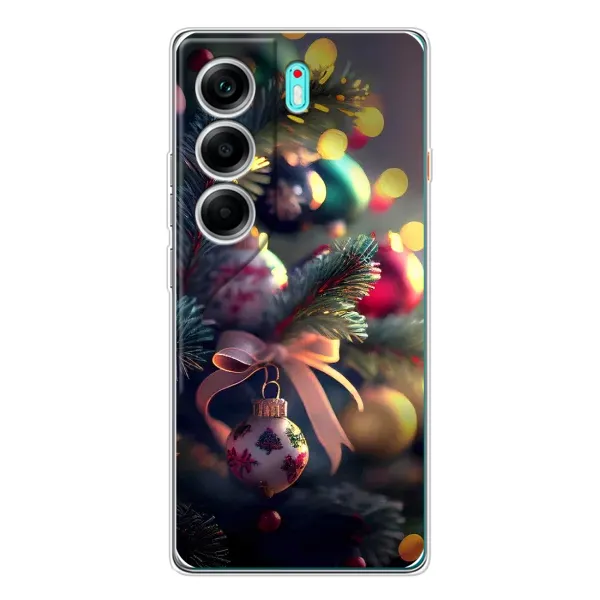 Чехол с рисунком «Красивая елочка» для TECNO Camon 40