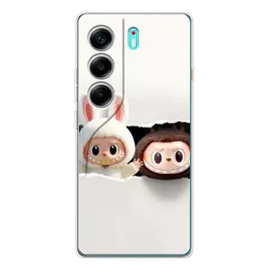 Чехол с принтом Лабубу для TECNO Camon 40 (Фигурки Labubu)