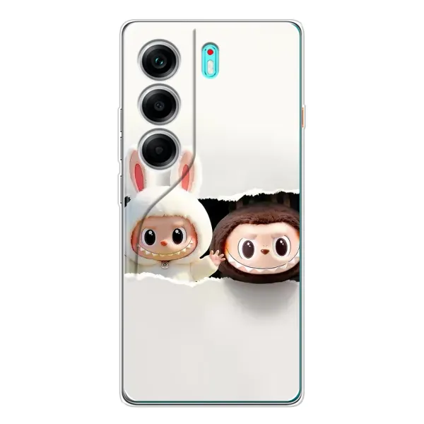 Чехол с рисунком «Фигурки Labubu» для TECNO Camon 40 Чехол с рисунком «Фигурки Labubu» для TECNO Camon 40