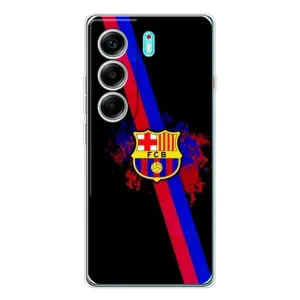 Чехол для TECNO Camon 40 (Барселона) (Лого Барсы)