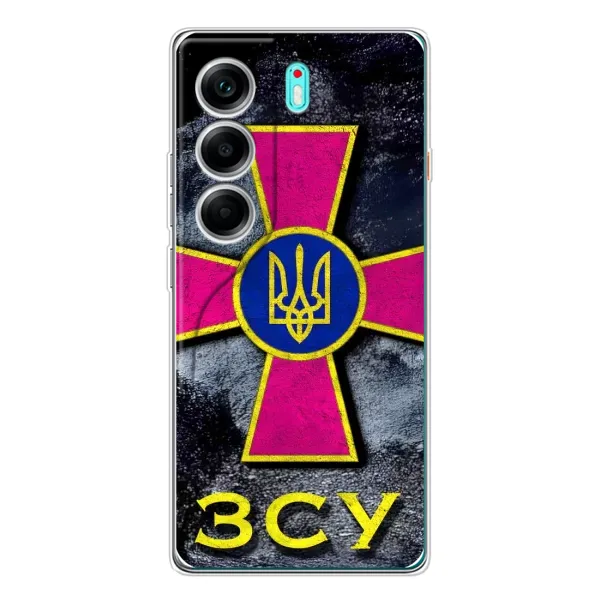 Чохол з малюнком «Лого ЗСУ» для TECNO Camon 40 Чохол з малюнком «Лого ЗСУ» для TECNO Camon 40