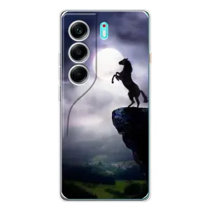 Чехлы с изображением разных животных для TECNO Camon 40 (Лошадь)