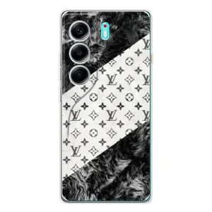 Чохол Стиль Louis Vuitton на TECNO Camon 40 (LV на білому)