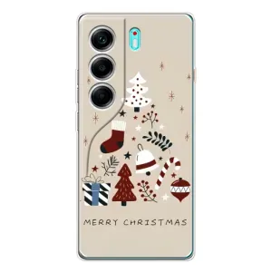 Чехол Санта Клаус для TECNO Camon 40 (Merry Christmas)