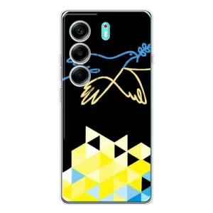 Чохол на TECNO Camon 40 (Український дизайн) (Мир для Укрїни)