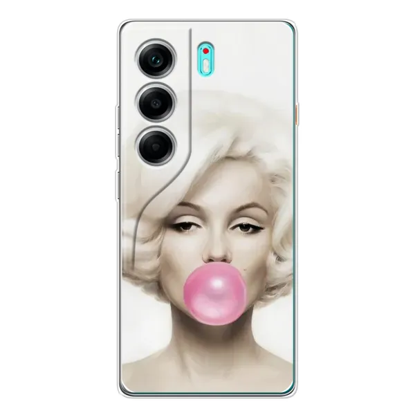 Чехол с рисунком «Монро» для TECNO Camon 40