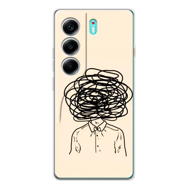 Чохол з малюнком «Думки» для TECNO Camon 40 Чохол з малюнком «Думки» для TECNO Camon 40