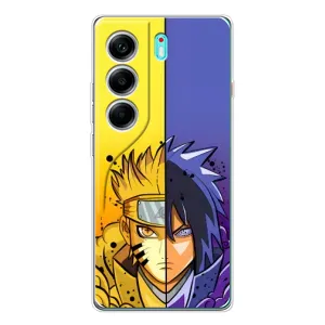 Купить Чехлы на телефон с принтом Anime для TECNO Camon 40 (Naruto Vs Sasuke)