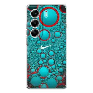 Силіконовый Чохол на TECNO Camon 40 з картинкою НАЙК (Найк зелений)