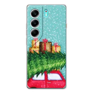Чехол Новогодняя Елка на TECNO Camon 40 (Новогодние подарки)