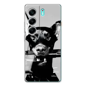 Чехол ДОБЕРМАН для TECNO Camon 40 (Опасный доберман)