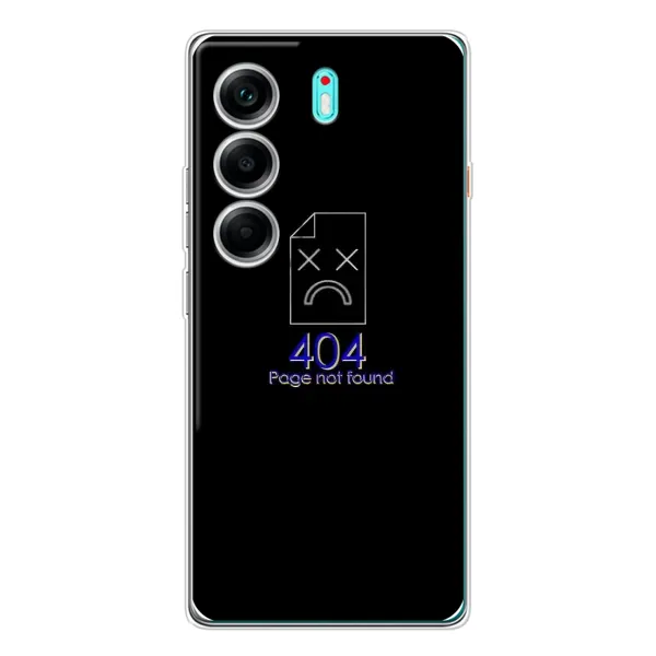Чехол с рисунком «Ошибка 404» для TECNO Camon 40