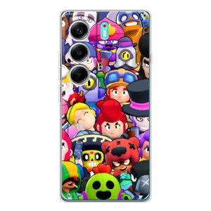 Силіконовый Чохол на TECNO Camon 40 з картинкою Brawl Stars (Персонажі)