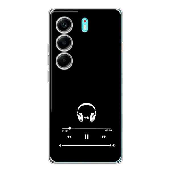 Чехол с рисунком «Плеер» для TECNO Camon 40 Чехол с рисунком «Плеер» для TECNO Camon 40