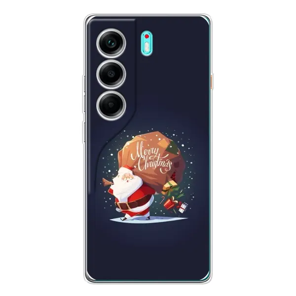 Чехол с рисунком «Подарки от Санты» для TECNO Camon 40