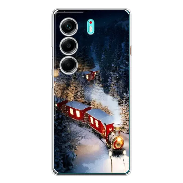 Чехол с рисунком «Поезд» для TECNO Camon 40