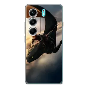 Чехол дракон Беззубик для TECNO Camon 40 (Полет Беззубика)
