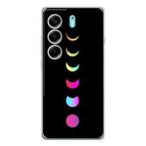 Чохол (ТПУ) з планетами на TECNO Camon 40 (Повнолуння)