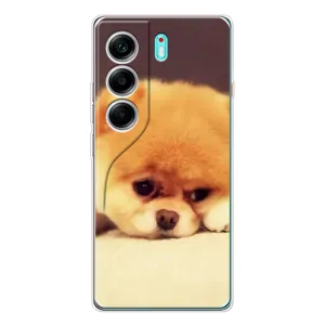Чехол (ТПУ) Милые собачки для TECNO Camon 40 (Померанский шпиц)