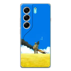 Чехлы на военную тематику для TECNO Camon 40 (Попадание)