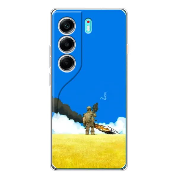 Чехол с рисунком «Попадание» для TECNO Camon 40 Чехол с рисунком «Попадание» для TECNO Camon 40
