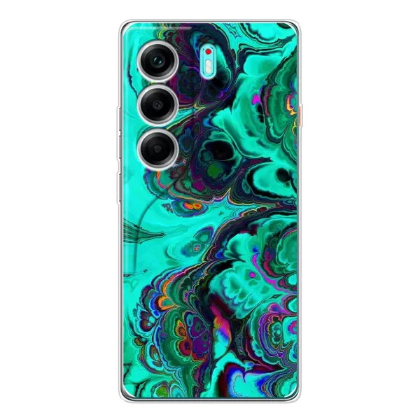 Чехол с рисунком «Салатный мрамор» для TECNO Camon 40 Чехол с рисунком «Салатный мрамор» для TECNO Camon 40